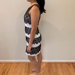 Bcbg dress with lace detail